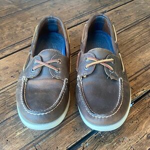 Men's Sperry Brown Leather Boat Shoes